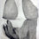 abstract photographic artwork in palladium - installation of Dragonfly wings with the fingers of a woman's hand.